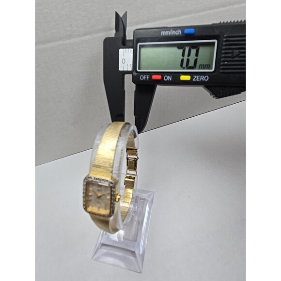 Jacques Prevard Nicolet Womens Vintage Quartz Diamond Bezel  display picture 1